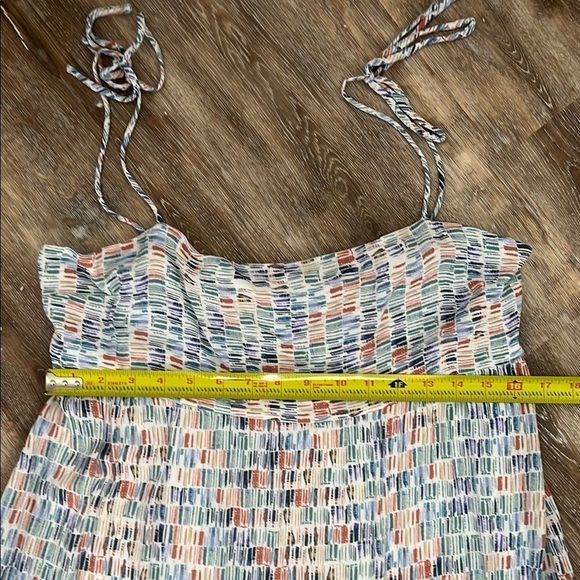 Gilli Multicolor Sleeveless Midi Flowy Dress Spaghetti Straps Women's Size Large - Picture 7 of 12